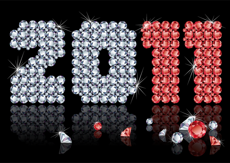 Diamante de vetor composto por 2011