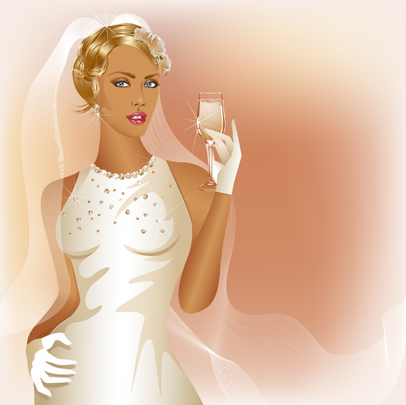 Charm Of The Bride Wedding Elements 05 Vector Charm Of The Bride Wedding Elements 05 Vector