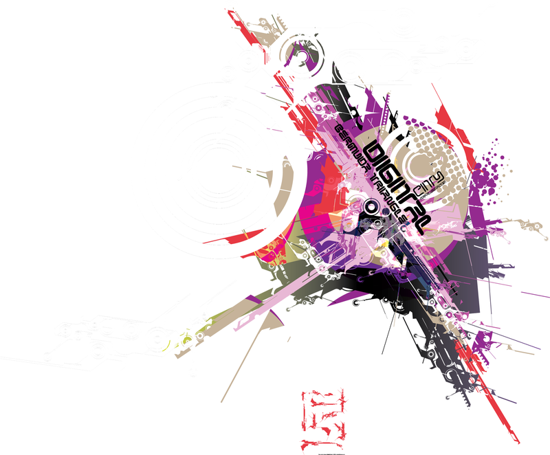 Vector de ciudad digital