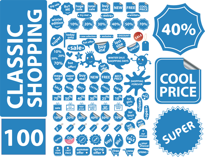 Blue Label 05 Vektor