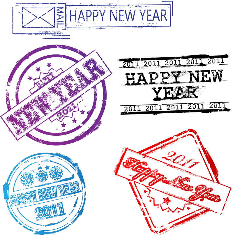 New Postmarks Vector Vector Download