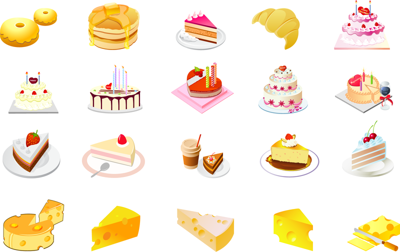 Cheese Cake Dessert Vector Cheese Cake Dessert Vector