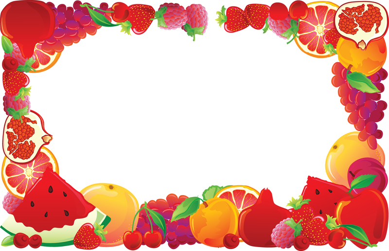 2 Fruit Border Vector Vector download