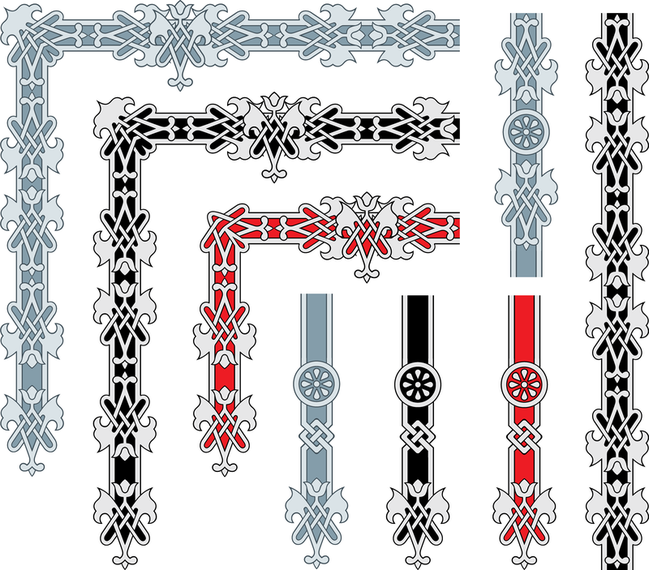 Beautiful Lace 01 Vector - Vector download