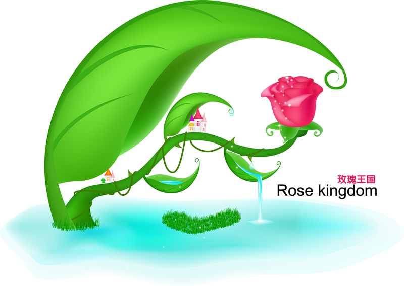 Rose Fairytale World Original Vector Rose Fairytale World Original Vector