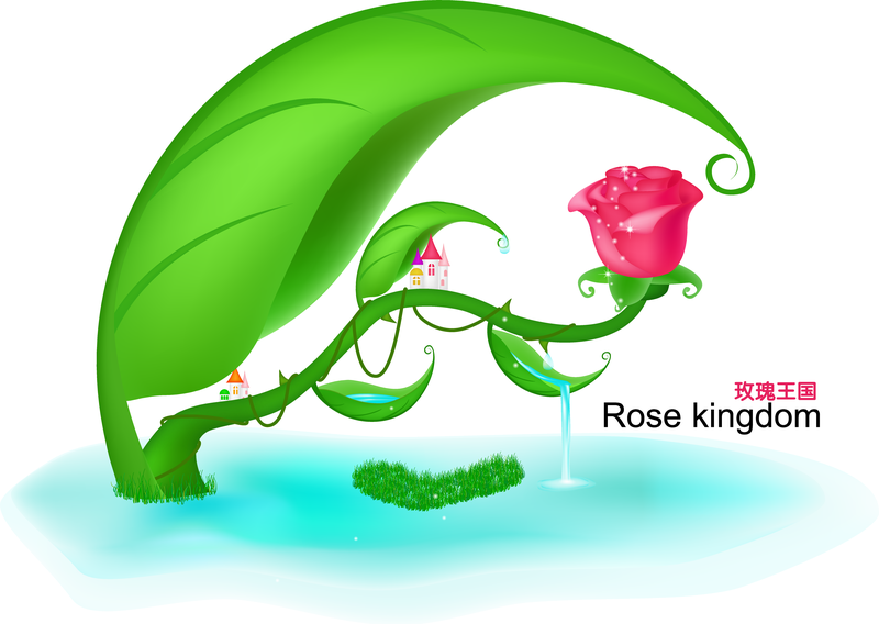 Rose Fairytale World Original Vektor