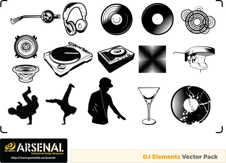 Go Media Produced Vector Set15deejay Trend Go Media Produced Vector Set15deejay Trend