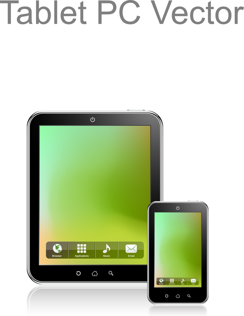 Tablet Pc Vector