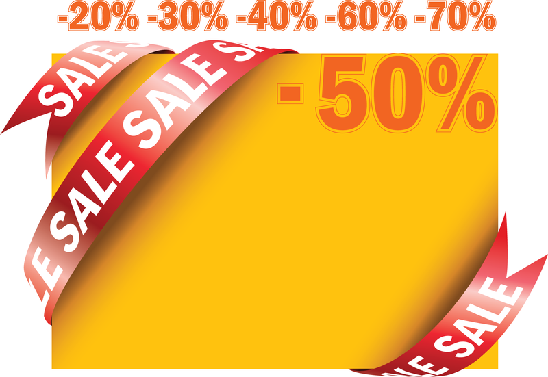Sale Ribbon Card Vector 2 Vector Download