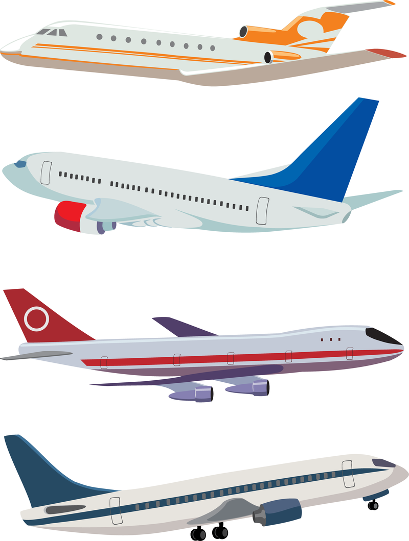 Conjunto de vectores de aviones