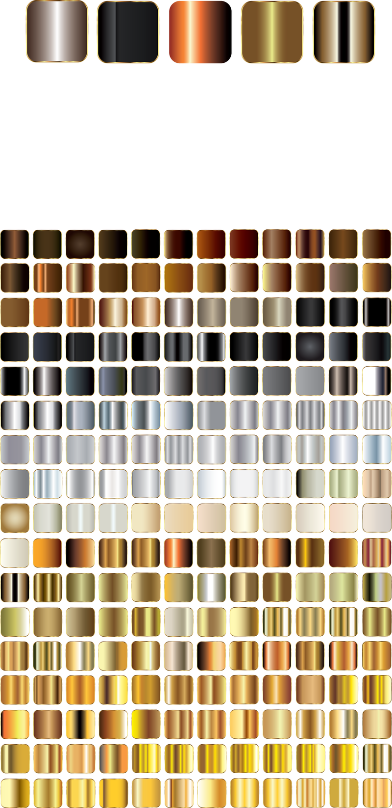 Square Gradient Vector Style Vector 3