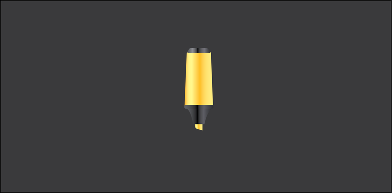 Download Yellow Highlighter Vector - Vector download