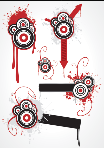 Grungy Vector Objects Grungy Vector Objects