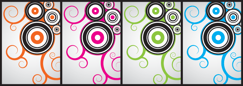Colorful abstract swirl backgrounds Colorful abstract swirl backgrounds