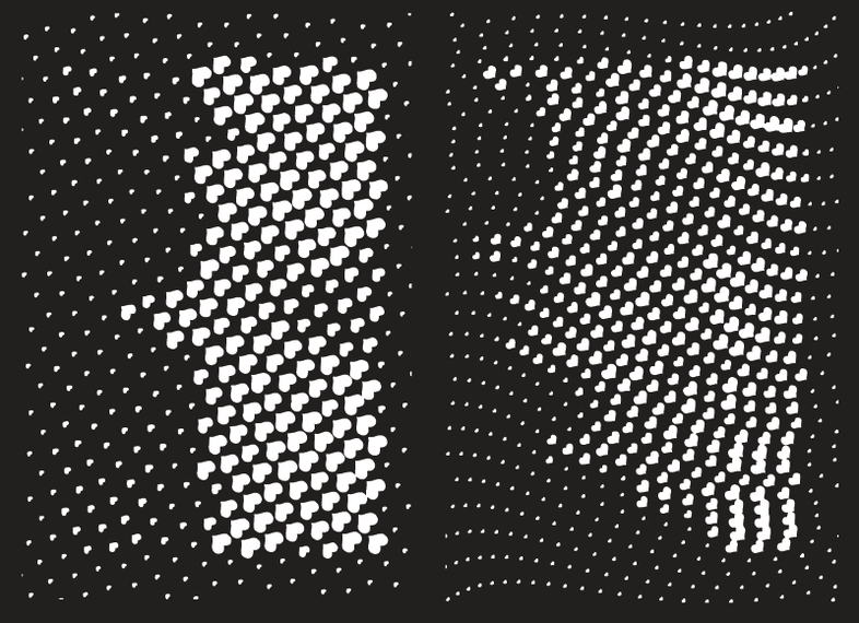 Vector Halftone heart pattern Vector Halftone heart pattern