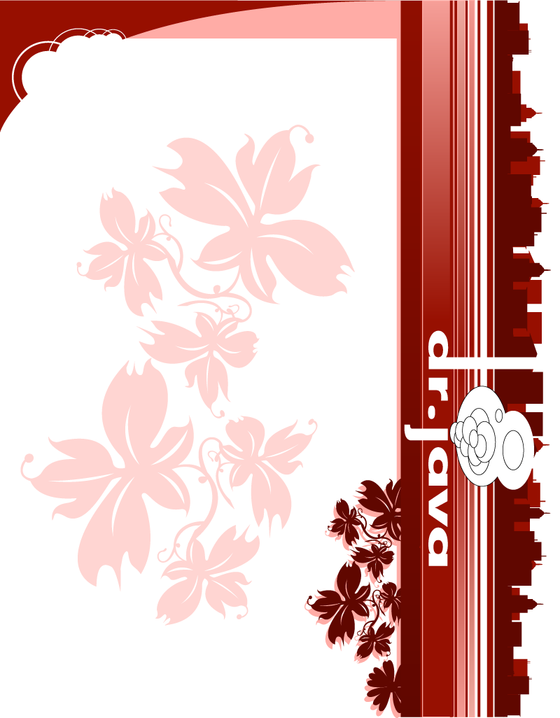Diseño de fondo con flores rojas.