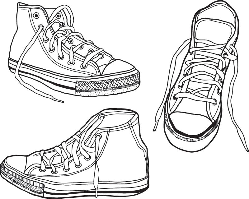 Zapatillas ilustradas