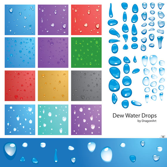 Dew Water Drops Vector - Download Page Dew Water Drops Vector - Download Page