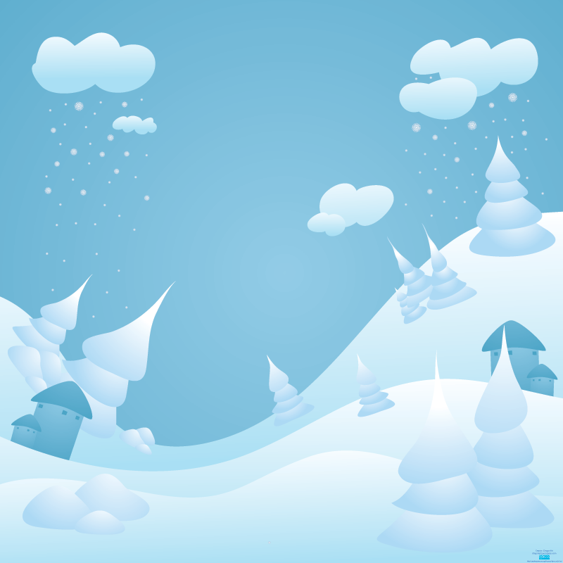 Vector Snow Landscape - Página de descarga