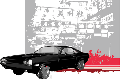 CHINATOWN Vektorgrafik