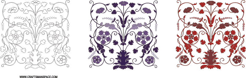 Vecotr Square Ornament