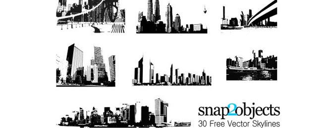 30 Free Vector Skylines 30 Free Vector Skylines