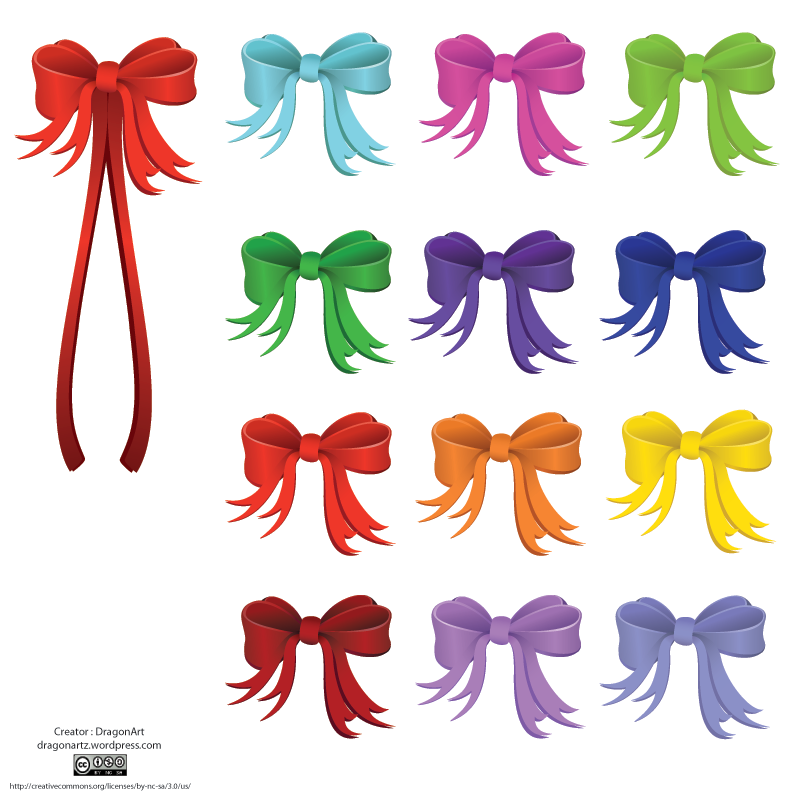 Set Of 12 Ribbons In Different Colors Vector Download