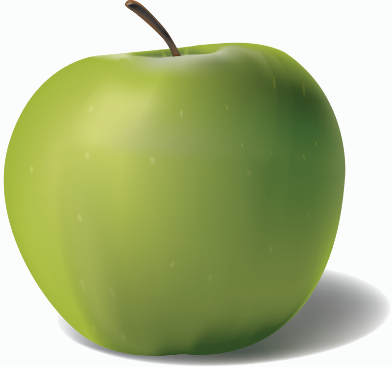 Vector manzana verde