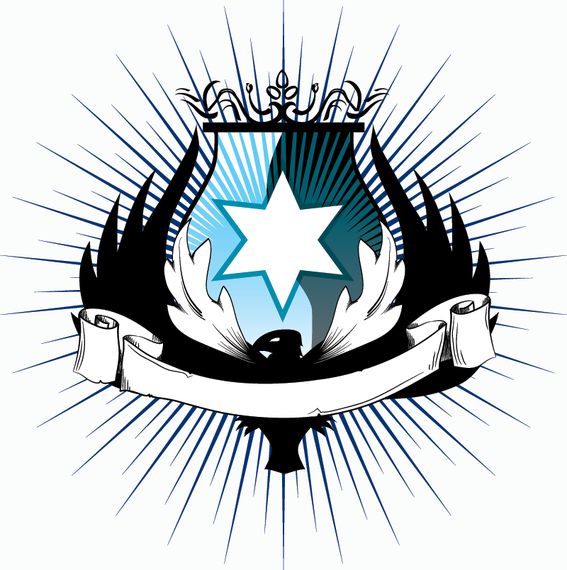 Heraldry badge isolated vector Heraldry badge isolated vector
