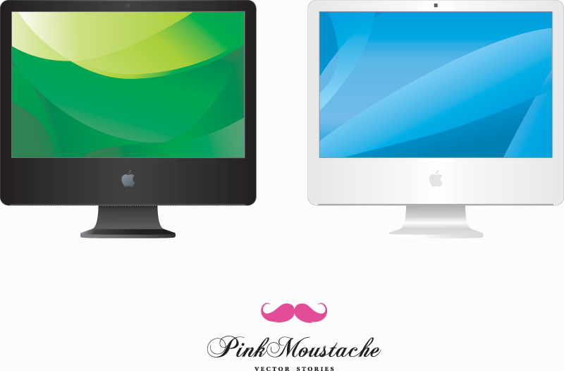 iconos vectoriales iMac