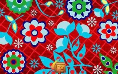 Floral Russian Wallpaper