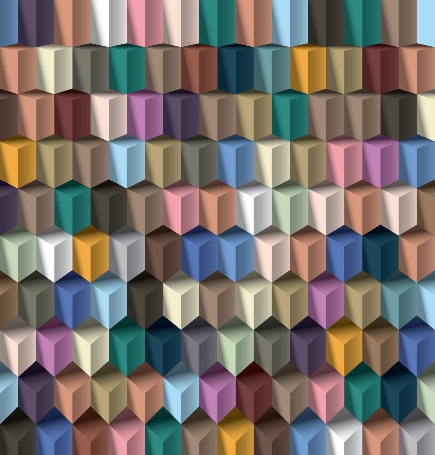 Download Geometric Abstract 3D Cubic Pattern - Vector download