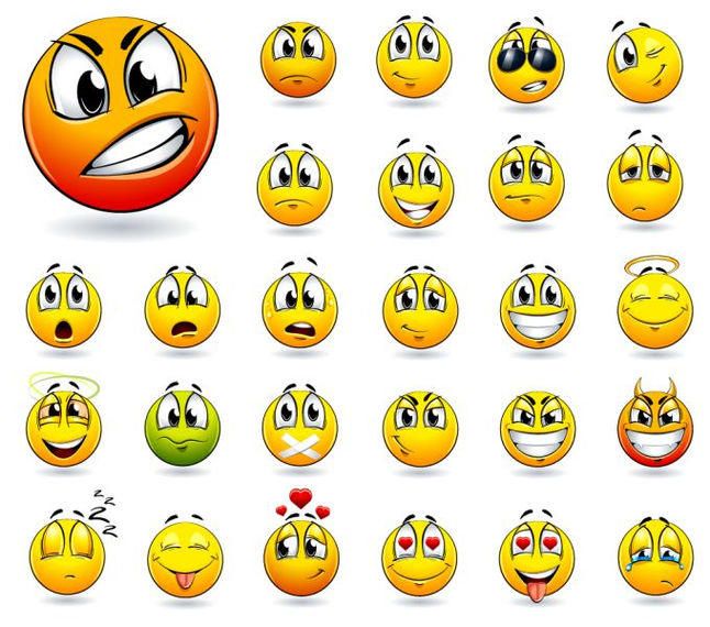 Download Download Vector Funky Yellow Emoticon Smiley Pack Vectorpicker Yellowimages Mockups