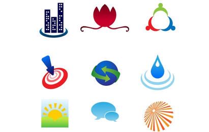 Conjunto de elementos de diseño vectorial