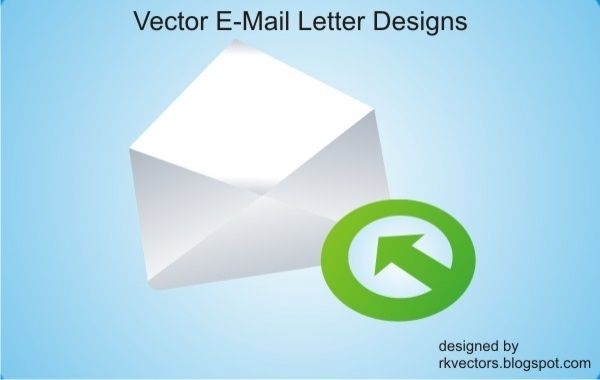 Vektor-E-Mail-Brief