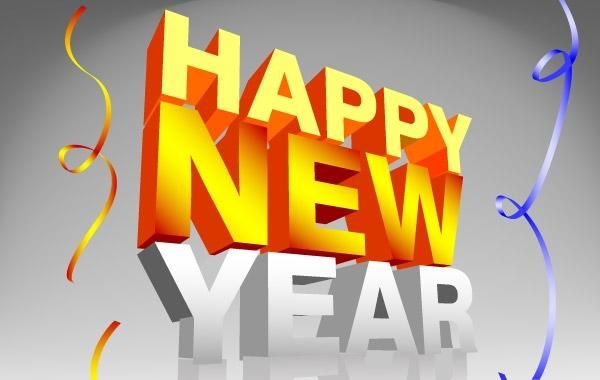 Happy New Year Confetti Lettering Happy New Year Confetti Lettering
