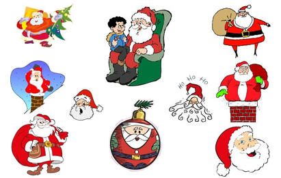 Colección simple de vectores de Santa