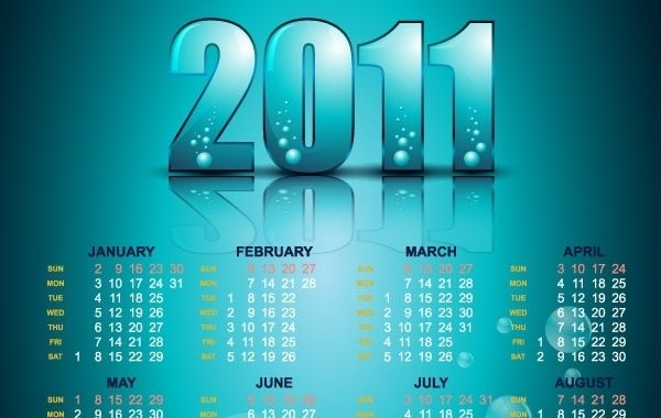Kalender für das Jahr 2011 22