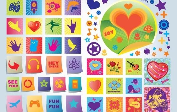 Fun Love Vector Icons Fun Love Vector Icons
