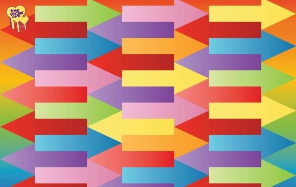 Colorful Arrows Vector Colorful Arrows Vector