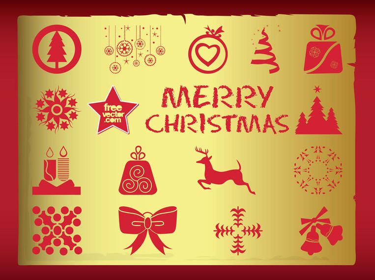 Silueta Vintage Christmas Symbol Pack Silueta Vintage Christmas Symbol Pack