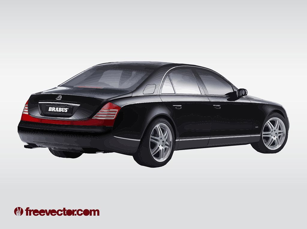 Carro de luxo Maybach Limo Black