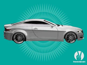 Carro Esportivo BMW Prata Brilhante