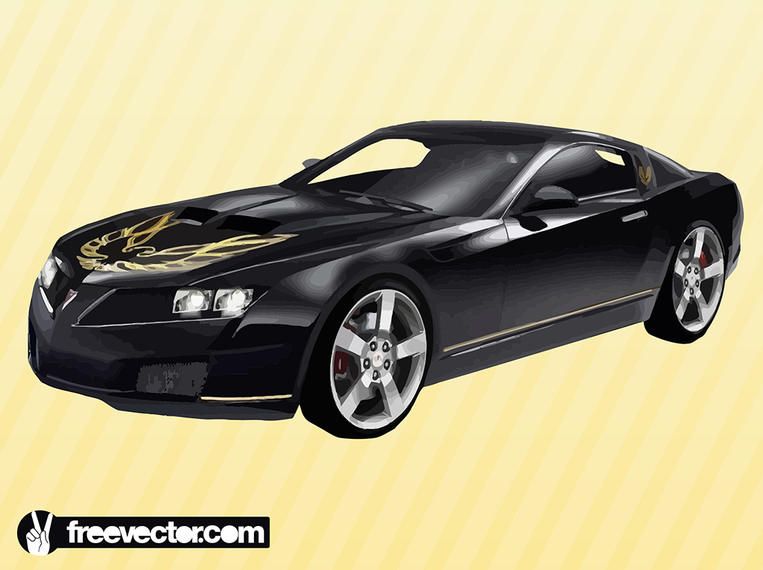 Capucha esculpida Pontiac negro Trans AM Capucha esculpida Pontiac negro Trans AM