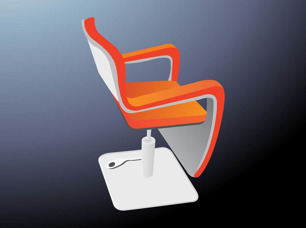 Silla moderna abstracta