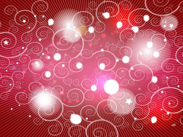 Fundo vermelho com redemoinhos e luzes Fundo vermelho com redemoinhos e luzes