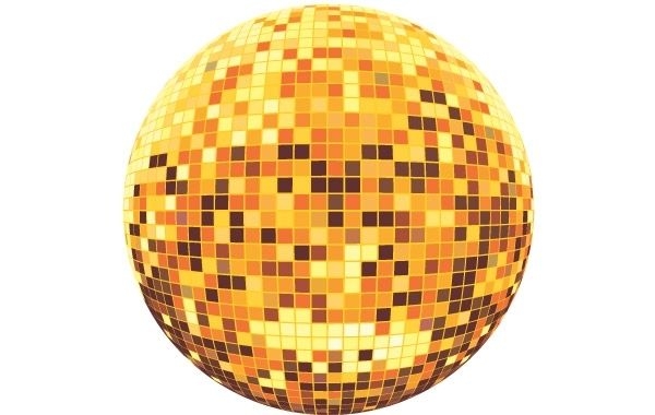 Vector de bola de discoteca