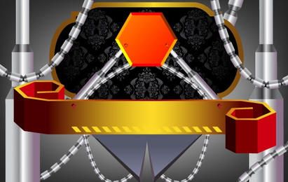 Design futurista abstrato