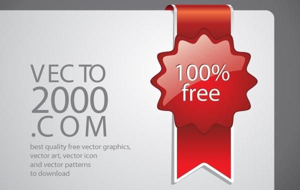 Red Discount Ribbon Red Discount Ribbon