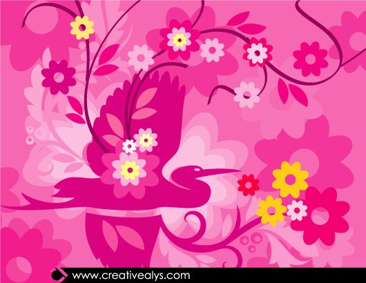 Beautiful Pinkish Flourish Artwork Beautiful Pinkish Flourish Artwork